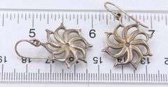 Set of Vintage 925 Sterling Silver Pendant and Matching Dangle Earrings