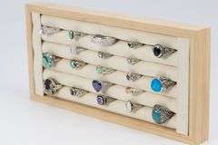 Sterling Silver Ring Assortment Various Sizes & Styles (20 Ring Lot)