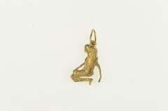 14K Yellow Gold Gemini Twins Astrology Zodiac Sign Charm/Pendant