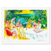 Wine Alfresco by LeRoy Neiman (1921-2012)