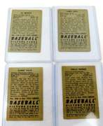Lot of 4 Bowman 1952 Baseball Cards