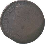 US Colonial 1770's Connecticut Counterstamped Masonic D M