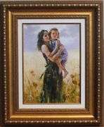 Hand signed Pino on canvas, limited edition with gallery framed
