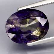 Fantastic 3.71ct bi-color untreated Iolite