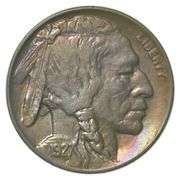 1927-D Indian Head Buffalo Nickel - Fantastic Color