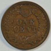 Scarcer 1876 Indian Head Cent with Full LIBERTY