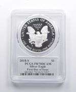 PR70 DCAM 2018-S American Silver Eagle FDOI Signed Cleveland PCGS