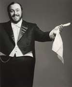 Francesco Scavullo- Pavarotti- 1977