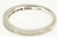 14K White Gold 0.28 Ctw Classic Diamond Vintage Wedding Band Ring