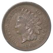 1862 Indian Head Cent