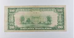 1929 $20 Clarksburg, WV US National Currency Note 7029
