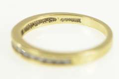 10K Yellow Gold Classic Diamond Vintage Wedding Band Ring
