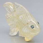 Gorgeous 45.26ct Agate and Sapphire carving