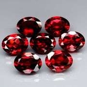 Stunning 10.89ct 7 piece untreated Garnet set