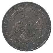 1833 Capped Bust Half Dollar