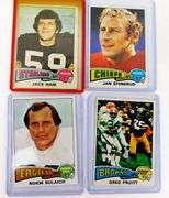 8 Topps 1975 Football Greats