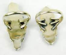 2 Navajo Sterling Mother of Pearl Rings, Size 6.5