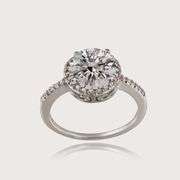 Platinum Plated CZ Ring
