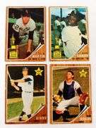 4 Topps 1962 Rookie Baseball Cards