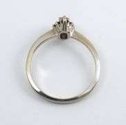 Sweet WG Sapphire & Diamond Ring