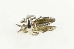 Sterling Silver 3D Cicada Locust Bug Insect Statement Ring