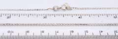 Vintage 925 Sterling Silver Signed Rolo Chain Necklace