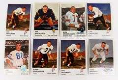 Lot of 8 F.H.F. 1961 Football Cards