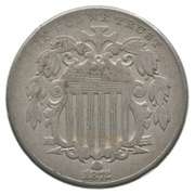 1872 Shield Nickel