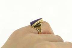 14K Yellow Gold Lee Marraccini Designer Sugilite Geometric Ring