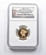 GEM D PFLIKE 1885-2015-CC $5 Commem Gold Coin Carson City Collect. NGC