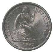 1860 Seated Liberty Half Dime