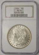 1889 U.S Morgan Silver Dollar NGC MS 64 Old Holder