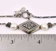 Pearl Necklace In Sterling Silver