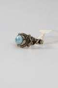 Sterling Silver Larimar Gemstone Ring