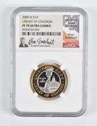 PF70 2000-W $10 Library Of Congress Bimetal Commemorative Everhart NGC