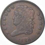 1828 Classic Head Half Cent - 12ST