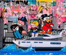 Extermely Collectable Original Painting By Jozza Jozza Boatting At NY!