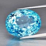 Large 16.69ct top Swiss blue Topaz
