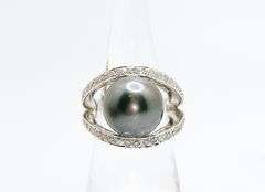 Sensational Pearl & Diamond Ring, 18KT