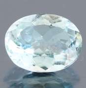 Superb 2.21ct platinum blue Aquamarine