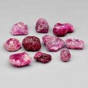 Untreated 30.80ct collectors uncut Ruby set