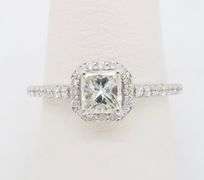 Halo Diamond Engagement Ring