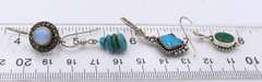 Group Lot of Vintage 925 Sterling Silver Earrings