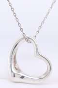 Tiffany & Co Elsa Peretti open Heart Pendant on Chain