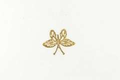 14K Yellow Gold Butterfly Life Change Symbol Classic Pendant