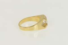 14K Yellow Gold 0.45 Ct VS Diamond Pressure Set Men's Ring
