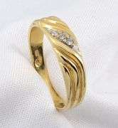 Tasteful Man's Band with Diamonds