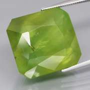 Huge 29.32ct yellowish green Prehnite