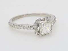 Halo Diamond Engagement Ring