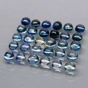 Glistening 5.56ct heated only Sapphire cabochon set